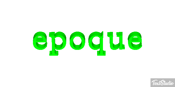 époque Effet de texte