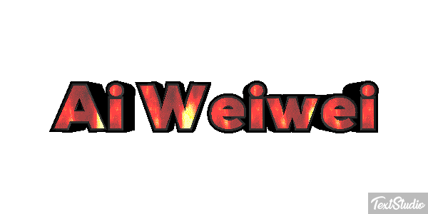 Ai Weiwei Text effect