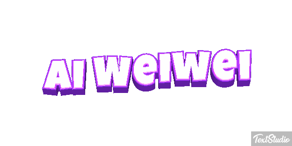 Ai Weiwei Text effect