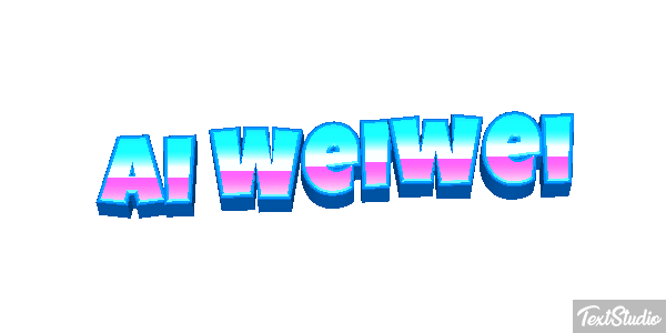 Ai Weiwei Text effect