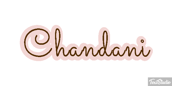 Chandani テキスト効果