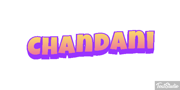 Chandani テキスト効果