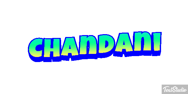 Chandani テキスト効果