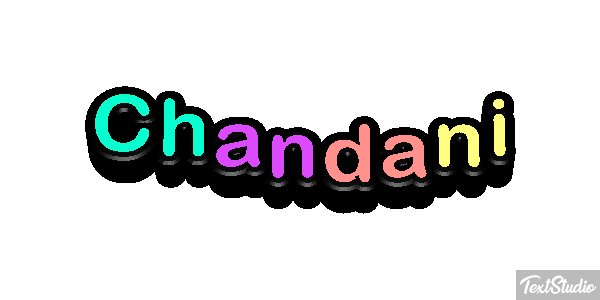 Chandani テキスト効果