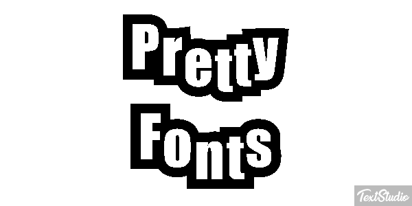 Pretty Fonts Efeito do texto