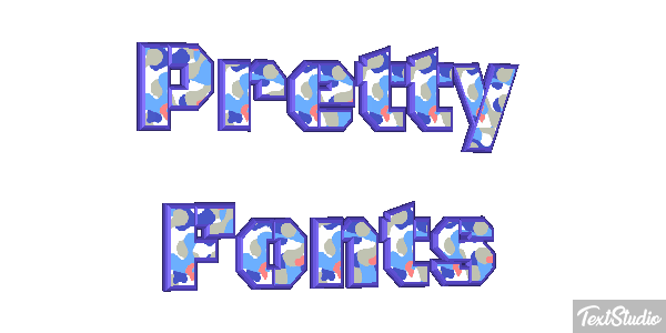 Pretty Fonts Efeito do texto