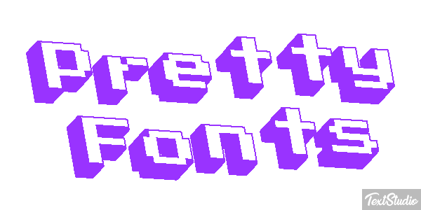 Pretty Fonts Efeito do texto