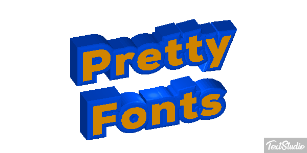 Pretty Fonts Efeito do texto