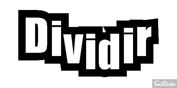 Dividir Efeito do texto