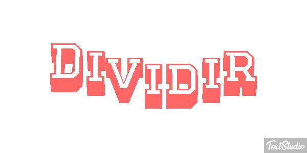 Dividir Efeito do texto