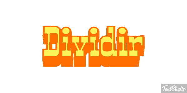 Dividir Efeito do texto