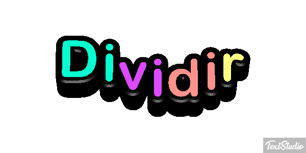 Dividir Efeito do texto