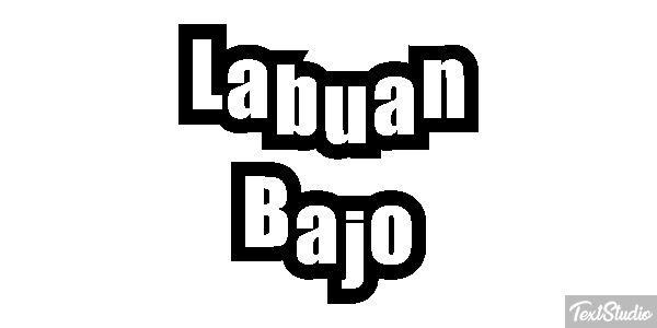Labuan Bajo Effetto testo