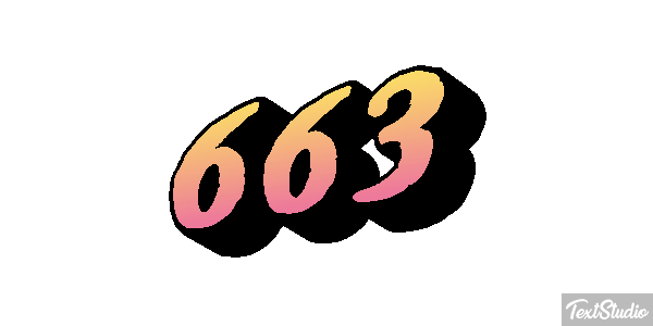 663 Effet de texte