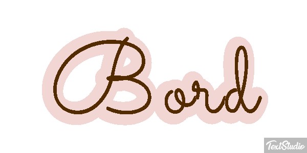 Bord Effet de texte