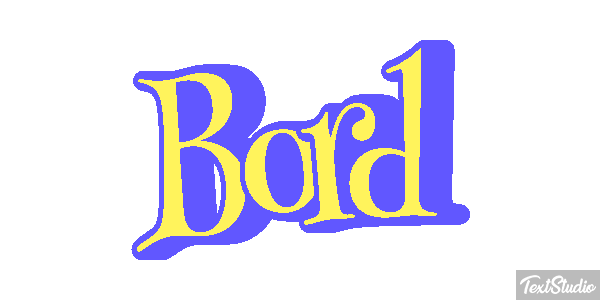 Bord Effet de texte