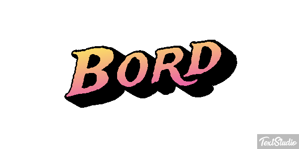 Bord Effet de texte