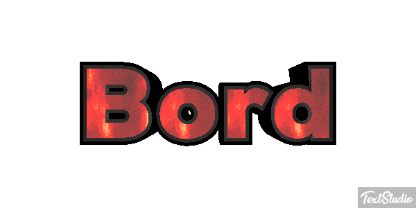 Bord Effet de texte