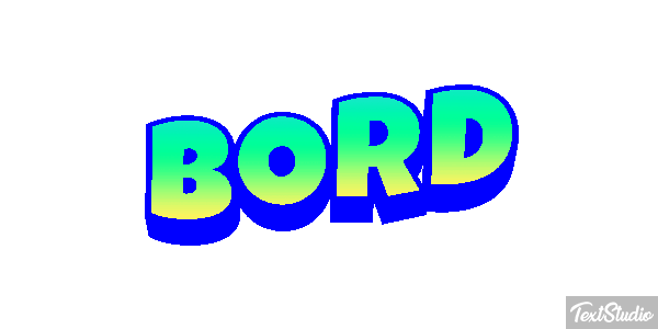 Bord Effet de texte