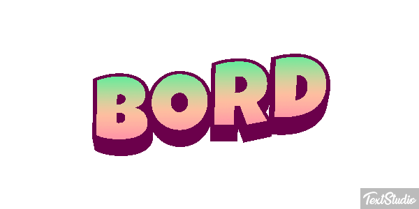 Bord Effet de texte
