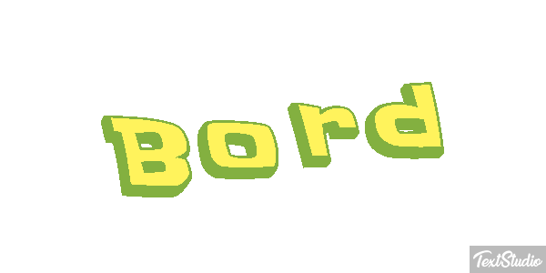 Bord Effet de texte
