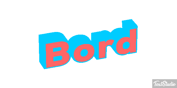 Bord Effet de texte