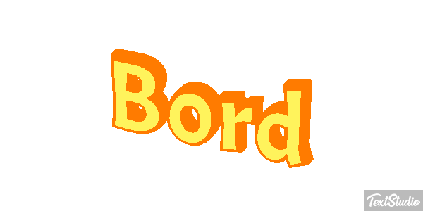 Bord Effet de texte