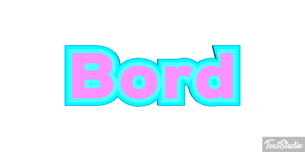 Bord Effet de texte