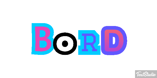 Bord Effet de texte