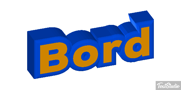 Bord Effet de texte