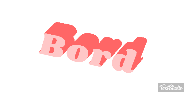 Bord Effet de texte
