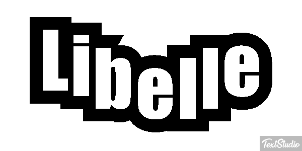 Libelle Effet de texte