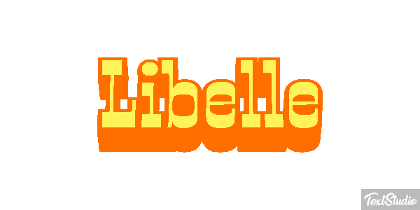 Libelle Effet de texte