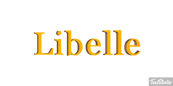 Libelle Effet de texte