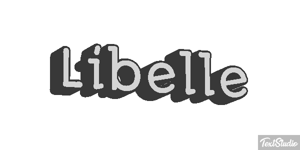 Libelle Effet de texte