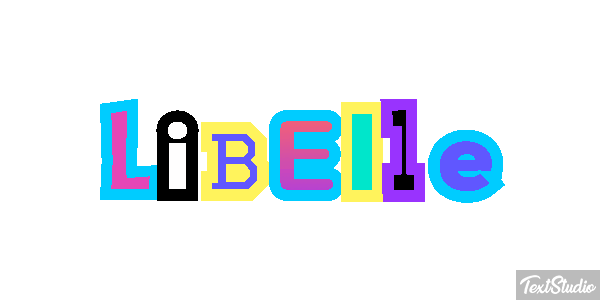 Libelle Effet de texte