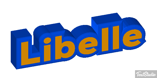 Libelle Effet de texte