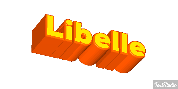 Libelle Effet de texte