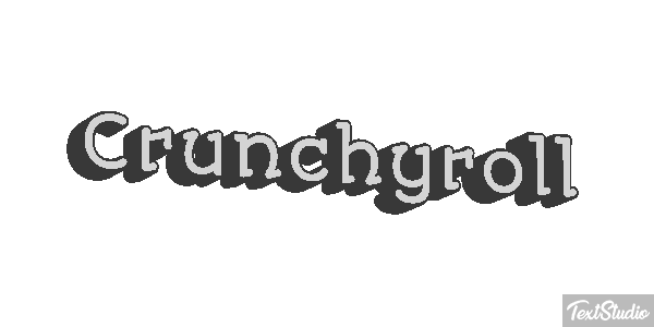 Crunchyroll Efeito do texto