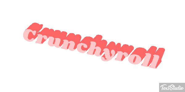 Crunchyroll Efeito do texto