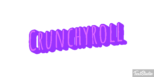 Crunchyroll Efeito do texto