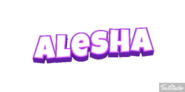 Alesha Effet de texte