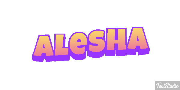 Alesha Effet de texte