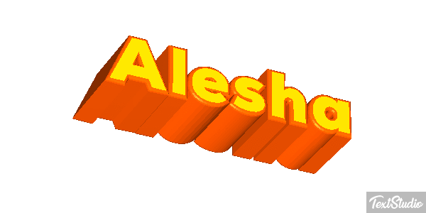 Alesha Effet de texte