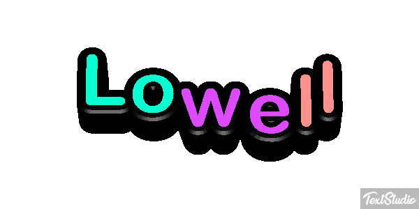 Lowell Tekst effect