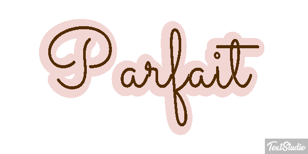 Parfait Efekt tekstowy