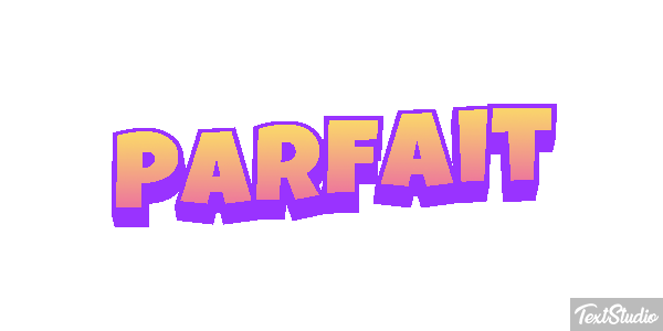 Parfait Efekt tekstowy