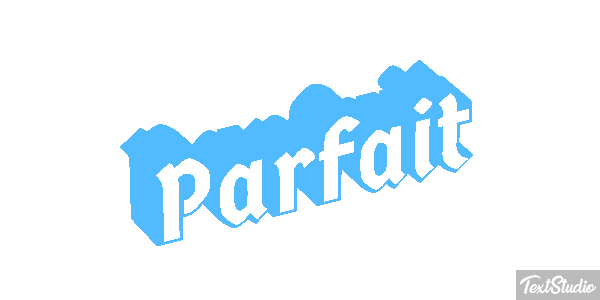 Parfait Efekt tekstowy