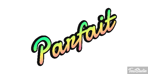 Parfait Efekt tekstowy