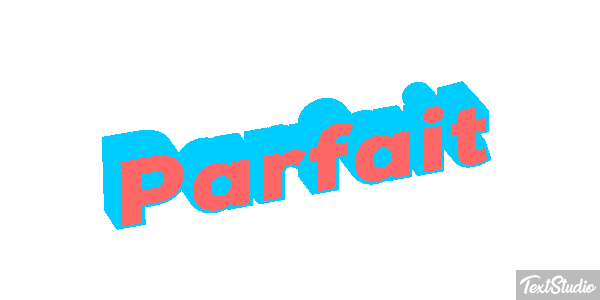 Parfait Efekt tekstowy